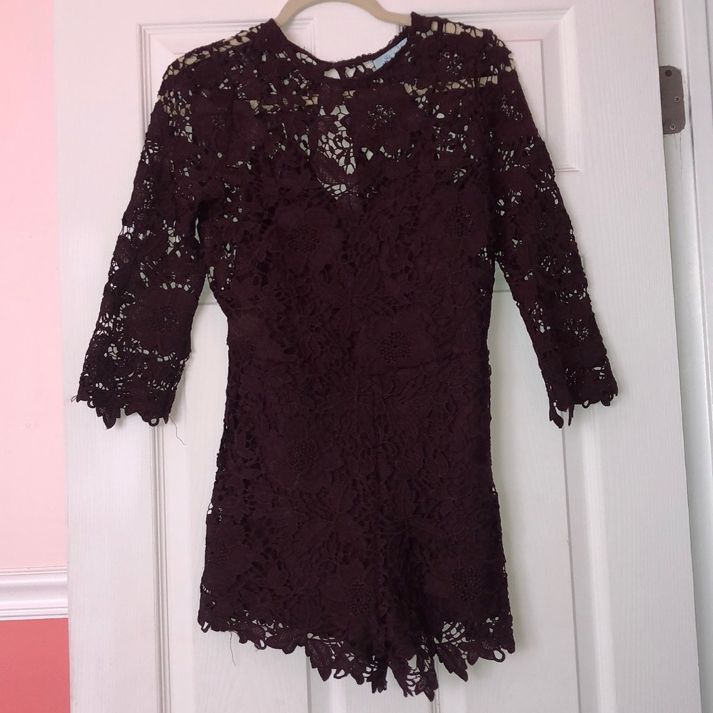 Long sleeve fancy romper